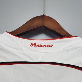 Camisa Manga Longa Retrô Milan Champions League 06/07 Adidas - Branco
