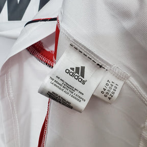 Camisa Manga Longa Retrô Milan Champions League 06/07 Adidas - Branco