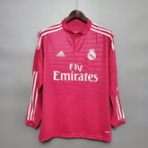 Camisa Manga Longa Retrô Real Madrid II 14/15 Adidas - Rosa