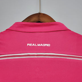 Camisa Manga Longa Retrô Real Madrid II 14/15 Adidas - Rosa