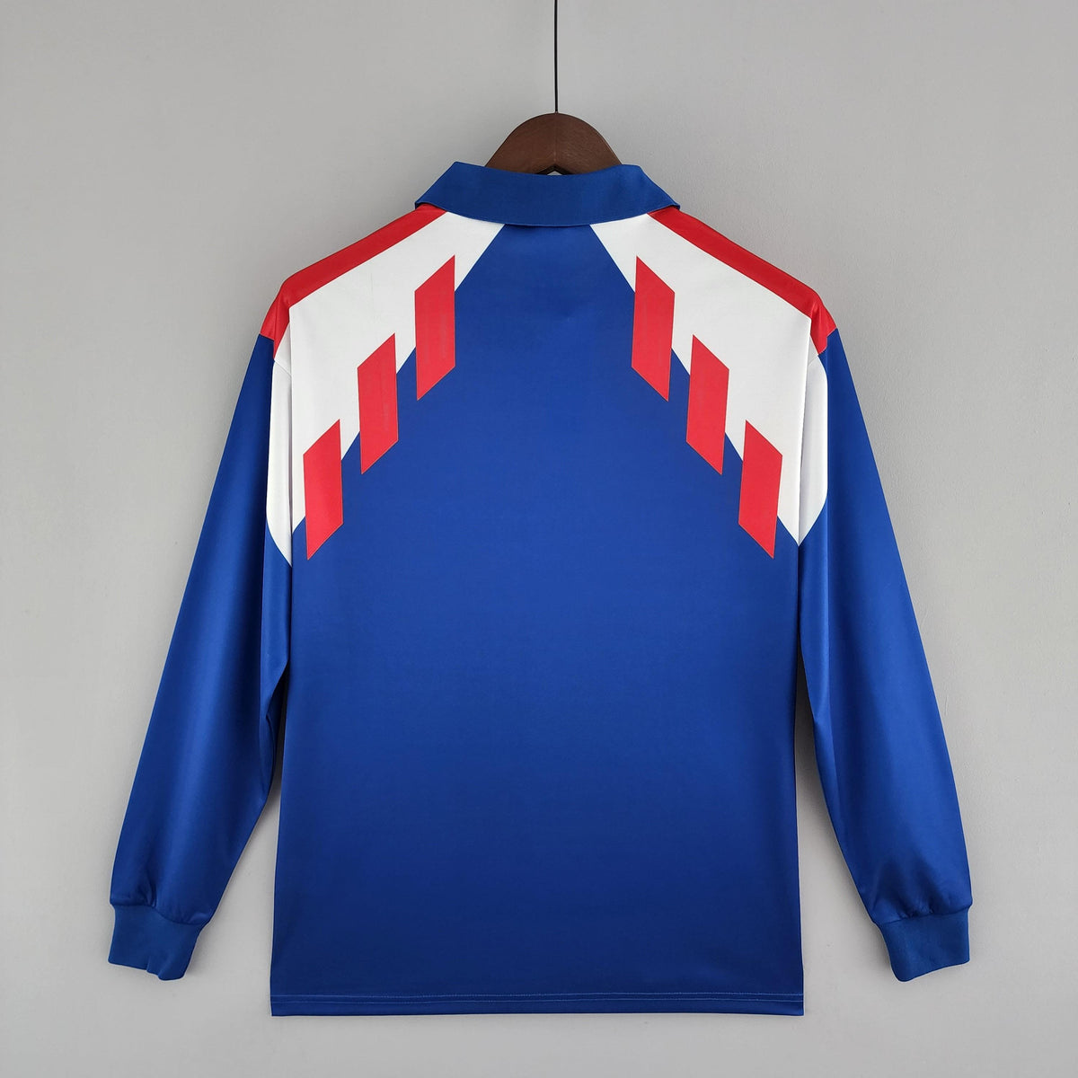 Camisa Manga Longa Seleção França Retrô 88/90 Adidas - Azul