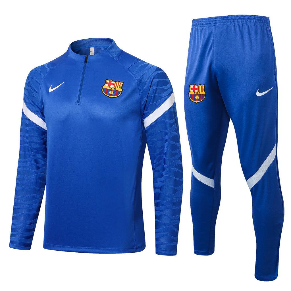 Conjunto Inverno Barcelona Nike - Azul Escuro