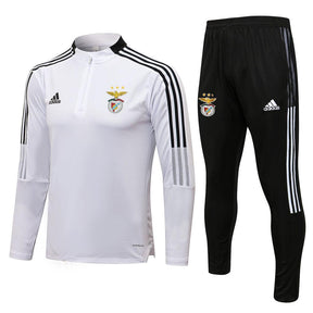 Conjunto Inverno Benfica Branca Adidas - Com Ziper