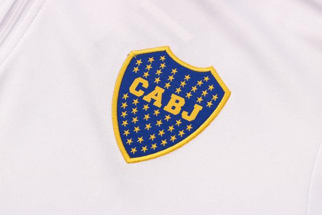Conjunto Inverno Boca Juniors Branco Adidas - Com Ziper