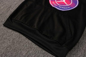 Conjunto Inverno PSG Preto Jordan - Com Capuz