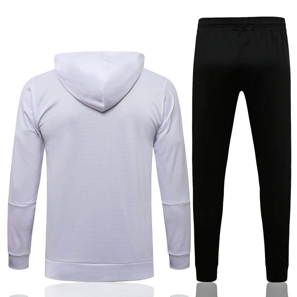 Conjunto Inverno Manchester United Branca Adidas - Com Capuz