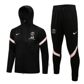 Conjunto Inverno PSG Preta Nike - Com Capuz