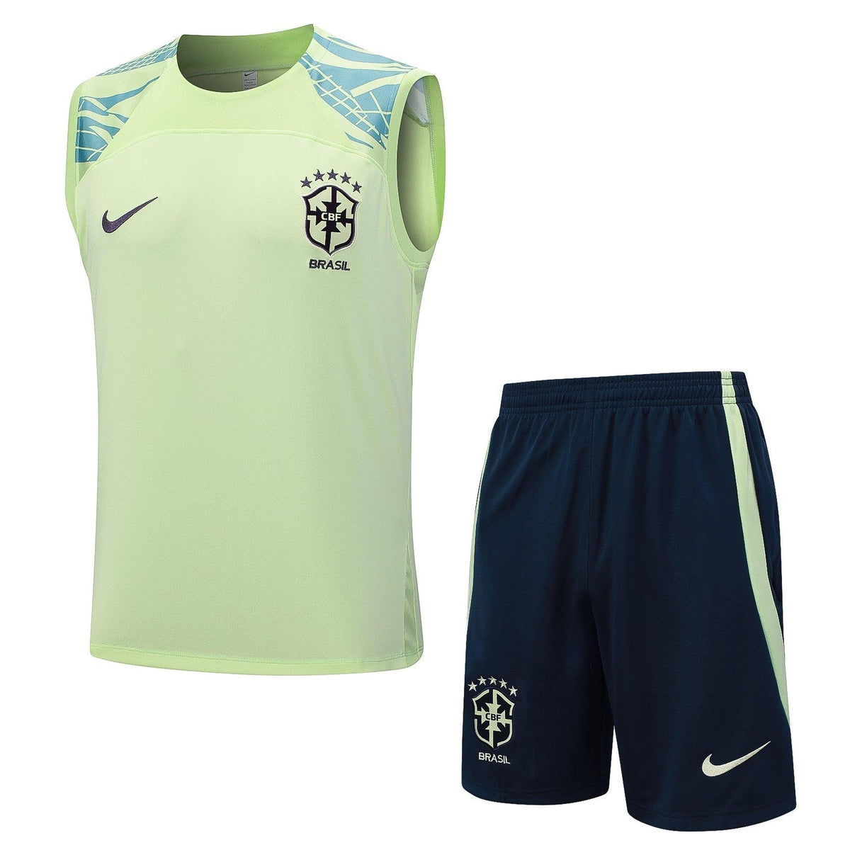 Conjunto de Treino do Seleção Brasileira - Verde e Azul