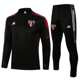 Conjunto Inverno São Paulo Preto Adidas - Com Ziper
