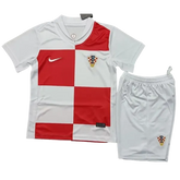 Conjunto Infantil Seleção Croácia l 2024 - Modelo Torcedor