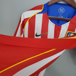 Camisa Retrô Atlético de Madrid 2004/05 – Home Masculina