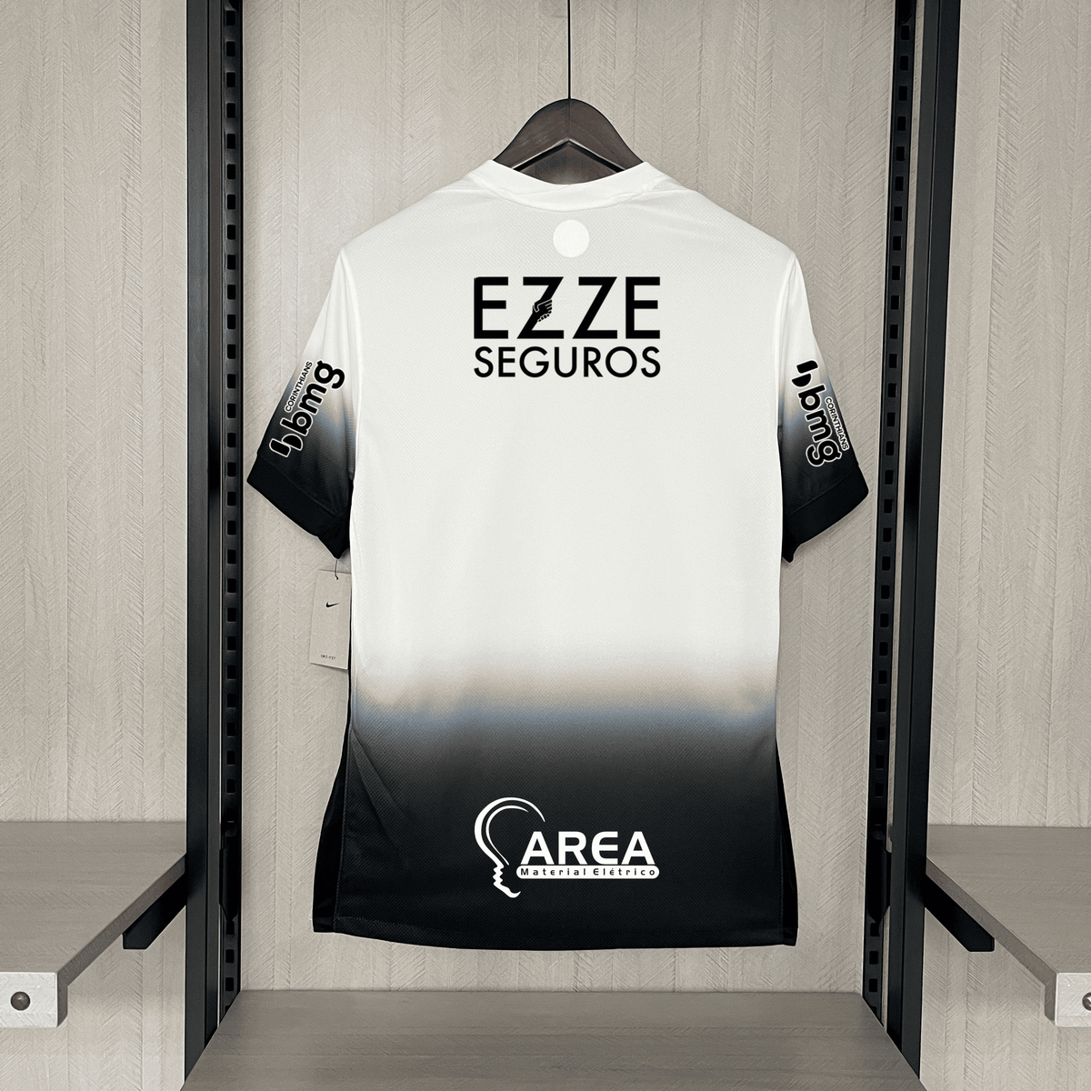 Camisa Corinthians 24/25 – Modelo Home Torcedor com Todos os Patrocínios