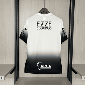 Camisa Corinthians 24/25 – Modelo Home Torcedor com Todos os Patrocínios