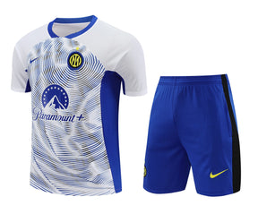 Conjunto de Treino Inter de Milão 24/25 – Nike Masculino Branco e Azul