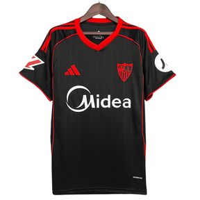 Camisa Sevilla 2025/26 – Third Away Torcedor Adidas com Todos os Patrocínios