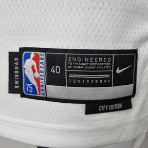 Camisa NBA NY Knicks #4 Rose - 75° Aniversário White